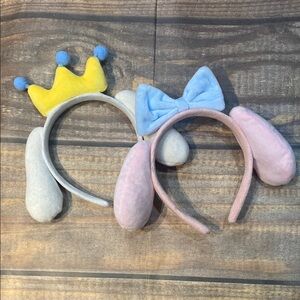 Cinnamon Roll and My Melody Cute Yellow and Blue Headbands with Ears
